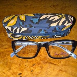 Vera Bradley Eyeglasses and case “Marcella” African Violet (AVT) 15-17-351
